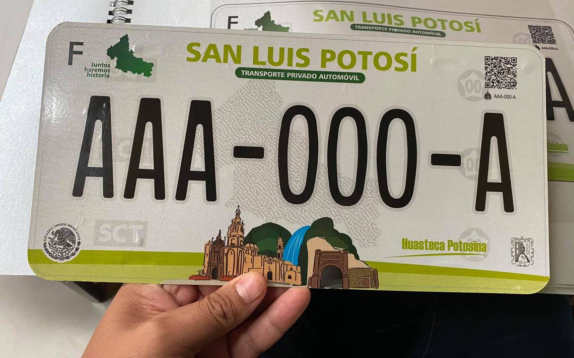 Placas gratuitas beneficiarán a 400 mil potosinos - El Sol de San Luis